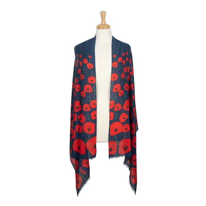 Blossoming Poppies Scarf - Image 4