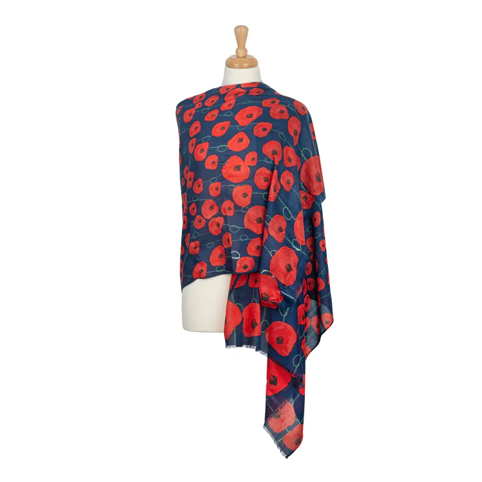 Blossoming Poppies Scarf - Image 5