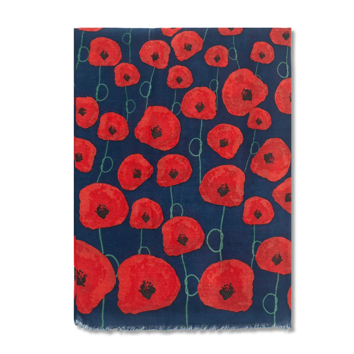 Blossoming Poppies Scarf - Image 6