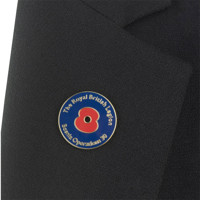 Bosnia 30 Poppy Lapel Pin - Image 4
