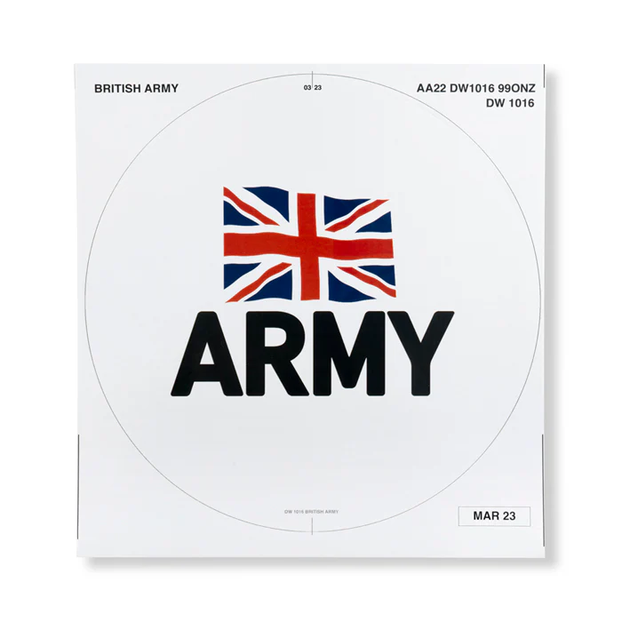 British Army Sticker Badge For Medium Wreath
