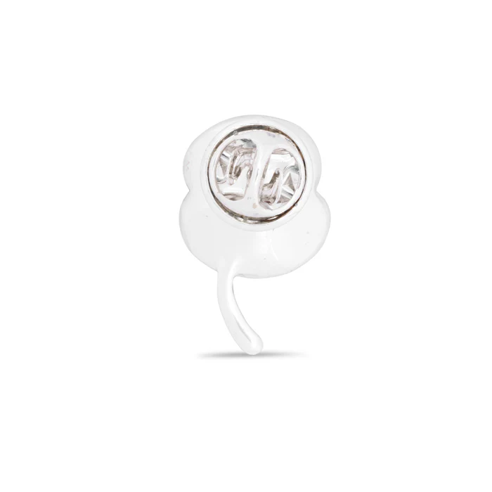 Enamel Poppy with Jet Centre Pin - Image 4