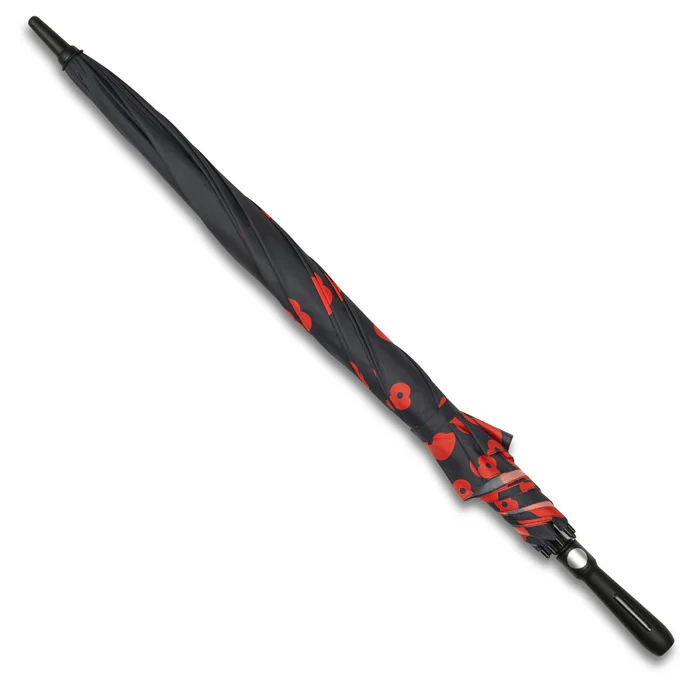 Falling Poppies rPET Golf Umbrella - Image 2