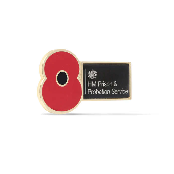 HM Prison & Probation Service Poppy Pin - Image 2