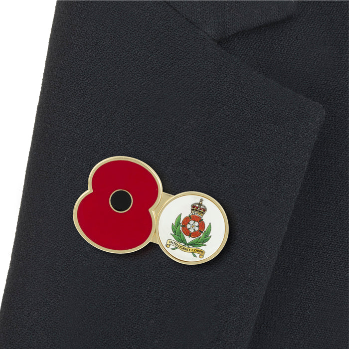 Intelligence Corps Service Poppy Pin - Image 2