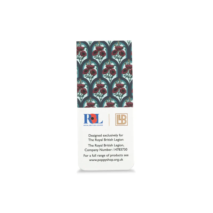 Laurence Llewelyn-Bowen Art Deco Poppy Magnetic Bookmark - Image 4