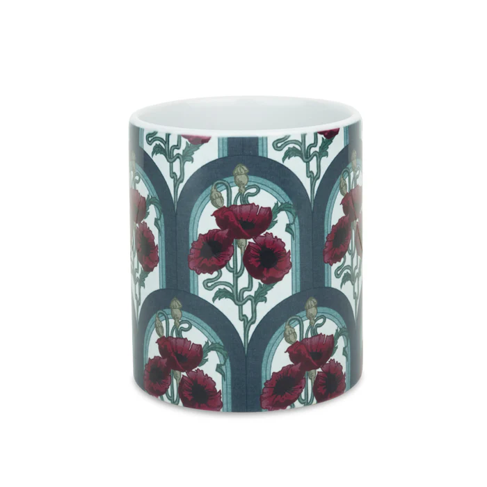 Laurence Llewelyn-Bowen Art Deco Poppy Mug - Image 3