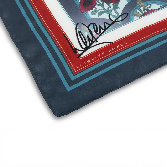 Laurence Llewelyn-Bowen Art Deco Poppy Scarf - Image 3