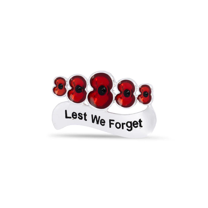 Lest We Forget Poppy Bar Pin - Image 2