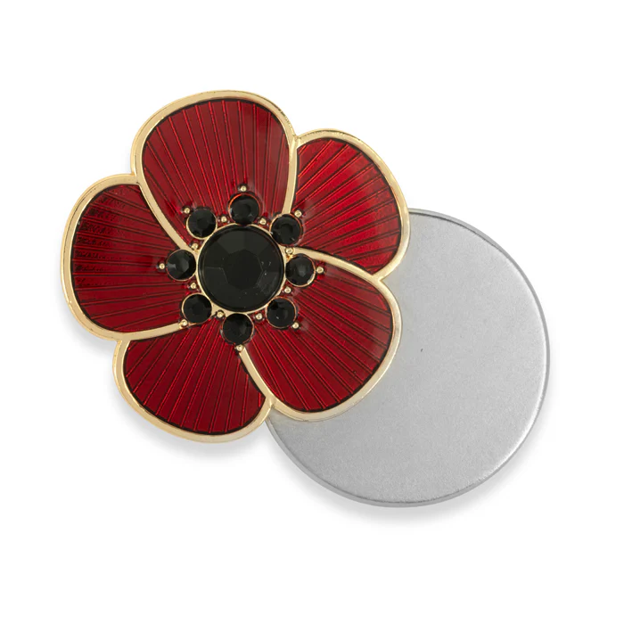 Magnetic Poppy Brooch - Image 3
