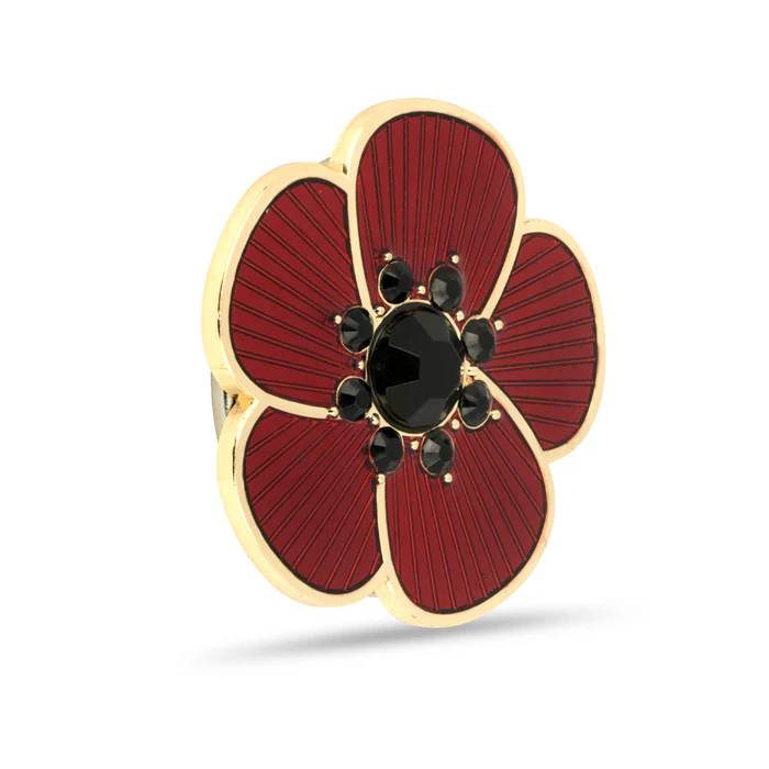 Magnetic Poppy Brooch - Image 4