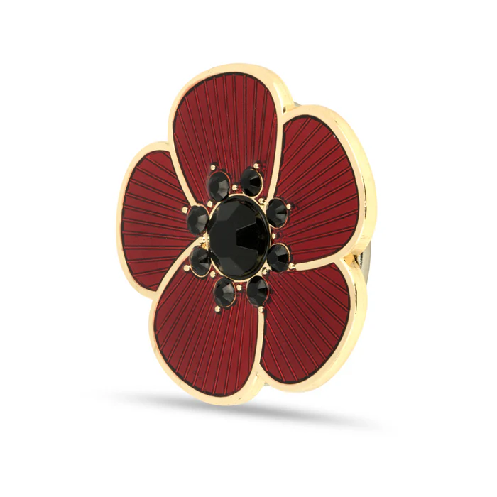 Magnetic Poppy Brooch - Image 5