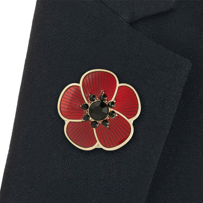 Magnetic Poppy Brooch - Image 6