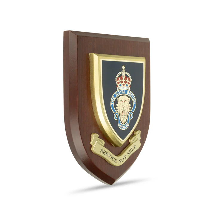 MEMBERS RBL Wall Shield 7x6 Hand Painted - Image 3