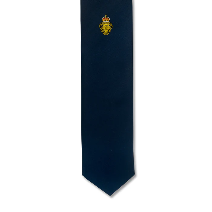MEMBERS Single Motif Tie Navy - Image 2