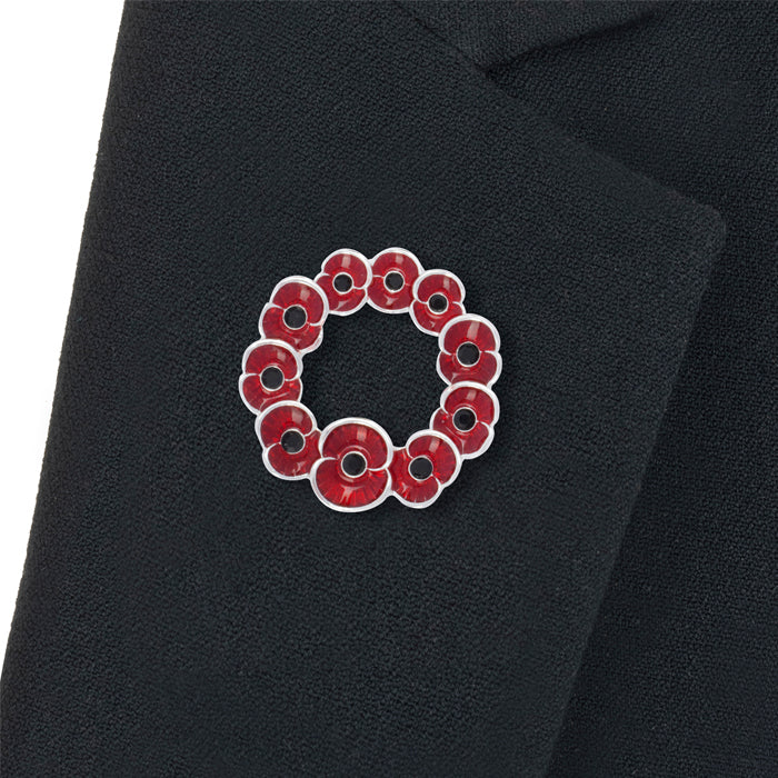Multi Poppy Wreath Pin - Image 6