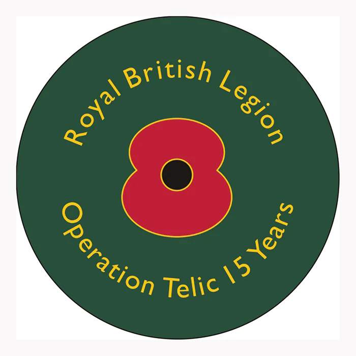 Operation Telic 15 Year Anniversary Wreath Badge