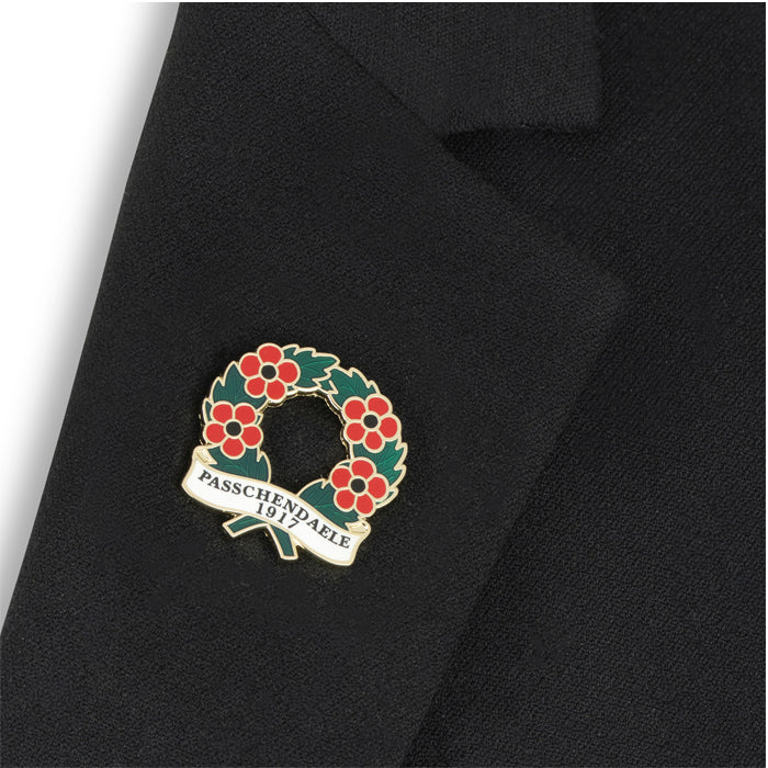 Passchendaele 1917 Poppy Wreath Badge - Image 4