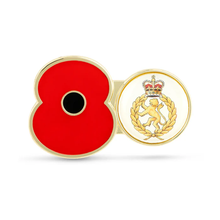 Women's Royal Army Corps Service Poppy Pin