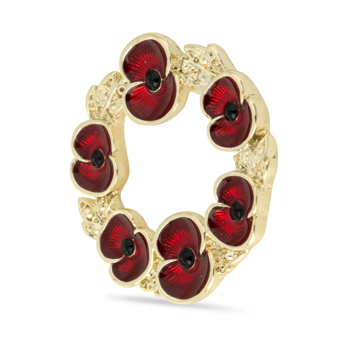 Poppy Wreath Pin - Image 3