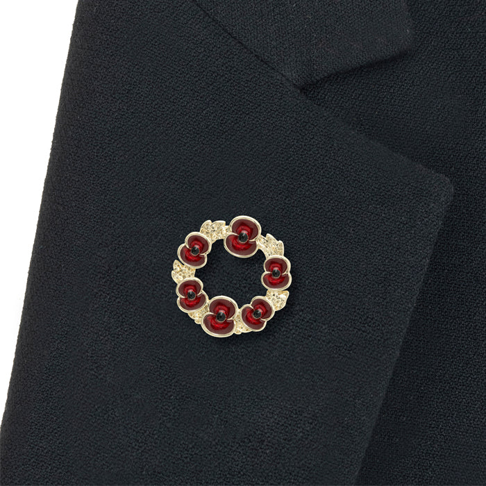 Poppy Wreath Pin - Image 5