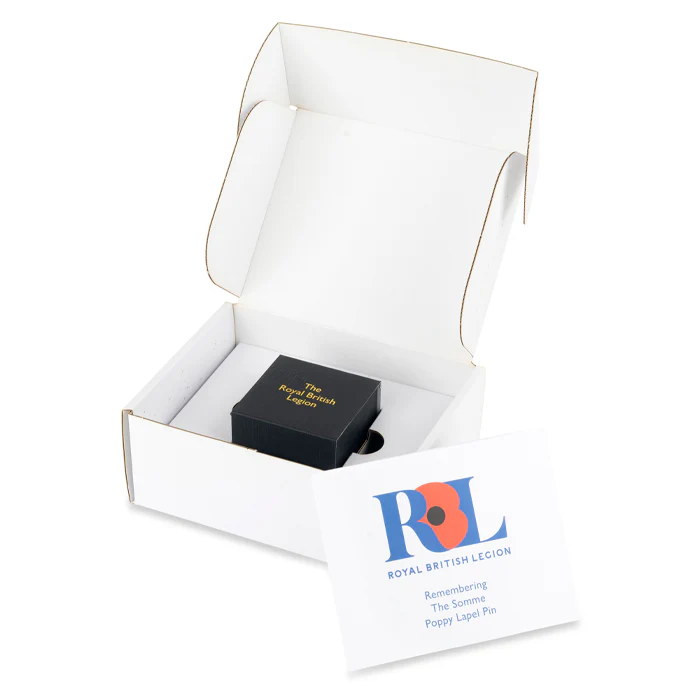 Remembering Somme Poppy Lapel Pin - Image 11