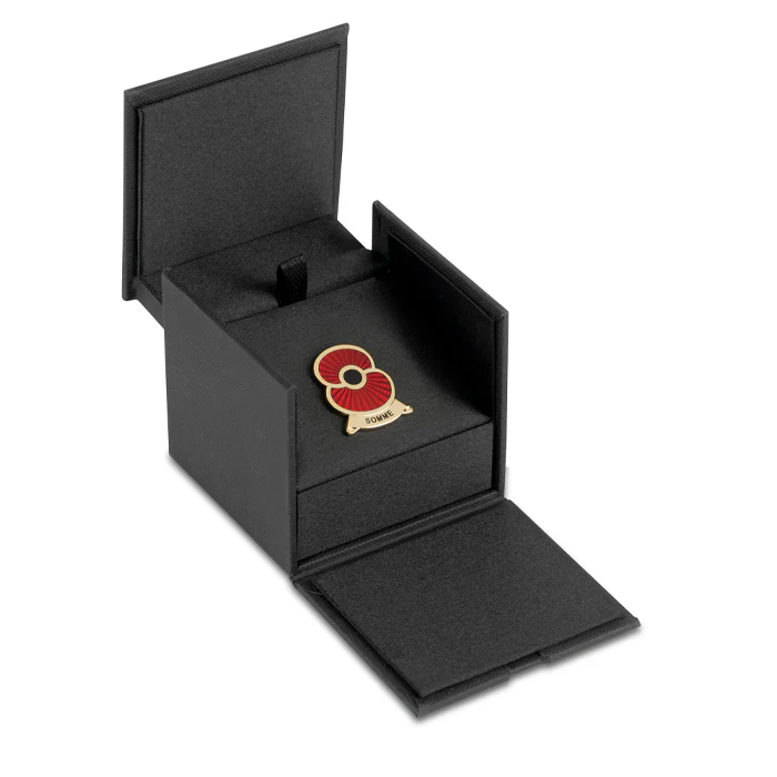 Remembering Somme Poppy Lapel Pin - Image 8