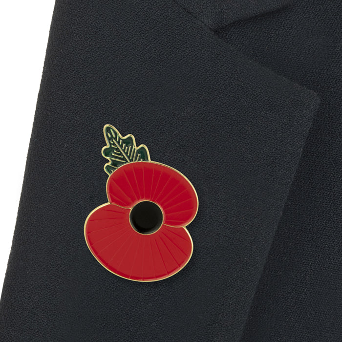 Ridged Poppy Badge - Image 3