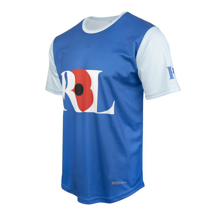 Royal British Legion Blue Tech T-Shirt - Image 3