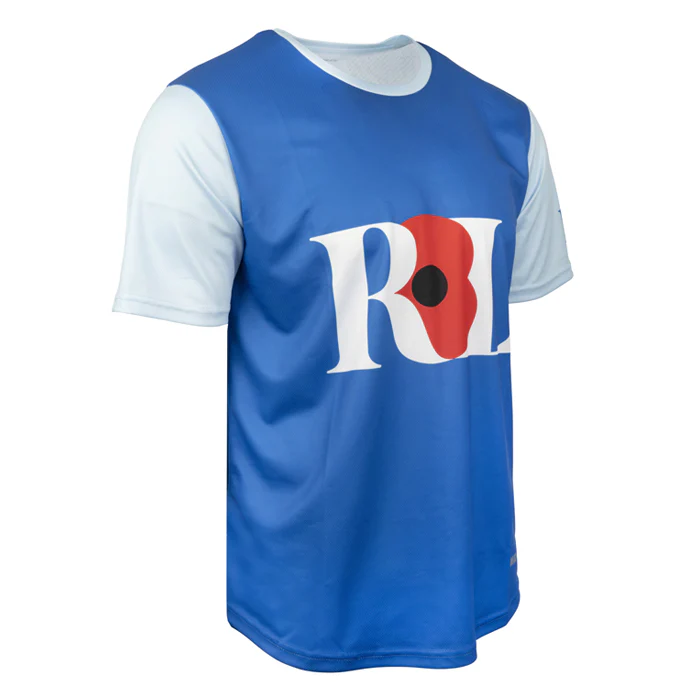 Royal British Legion Blue Tech T-Shirt - Image 4