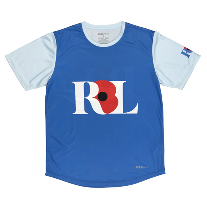 Royal British Legion Blue Tech T-Shirt - Image 5