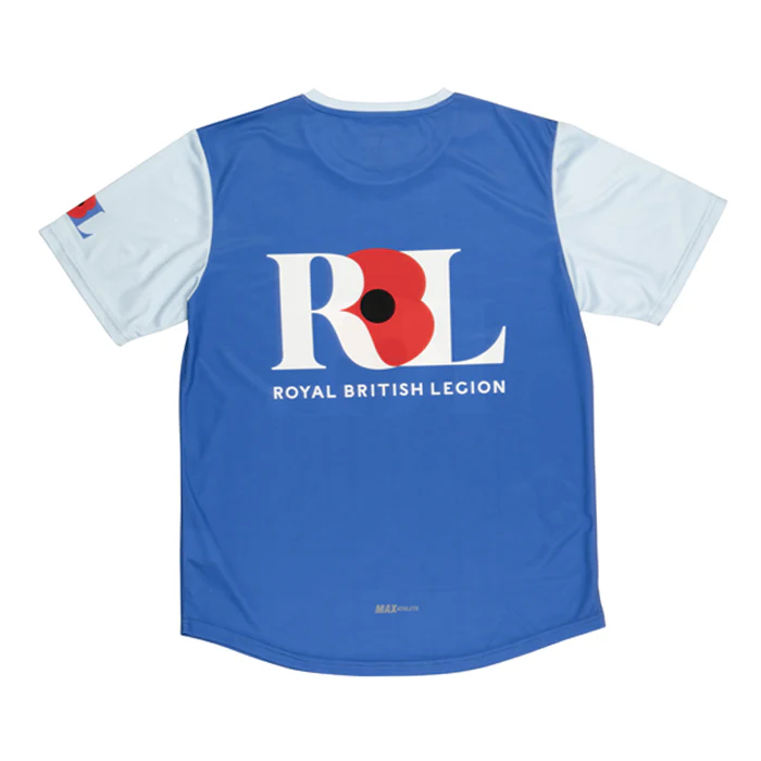Royal British Legion Blue Tech T-Shirt - Image 6