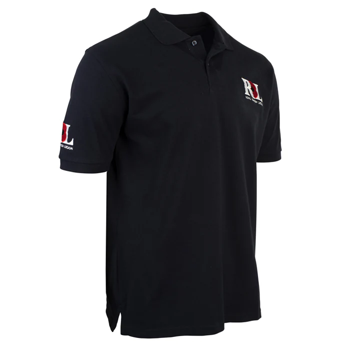 Royal British Legion Navy Blue Polo Shirt - Image 3