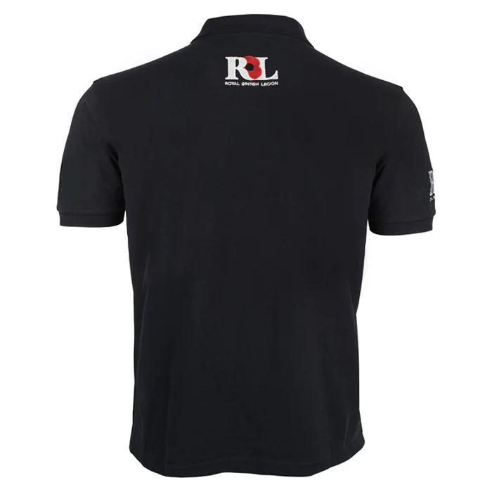 Royal British Legion Navy Blue Polo Shirt - Image 4