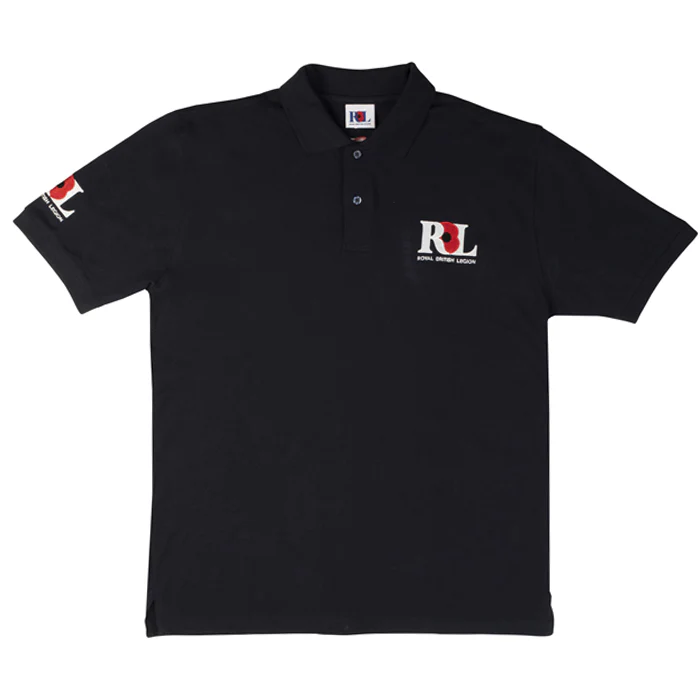 Royal British Legion Navy Blue Polo Shirt - Image 6