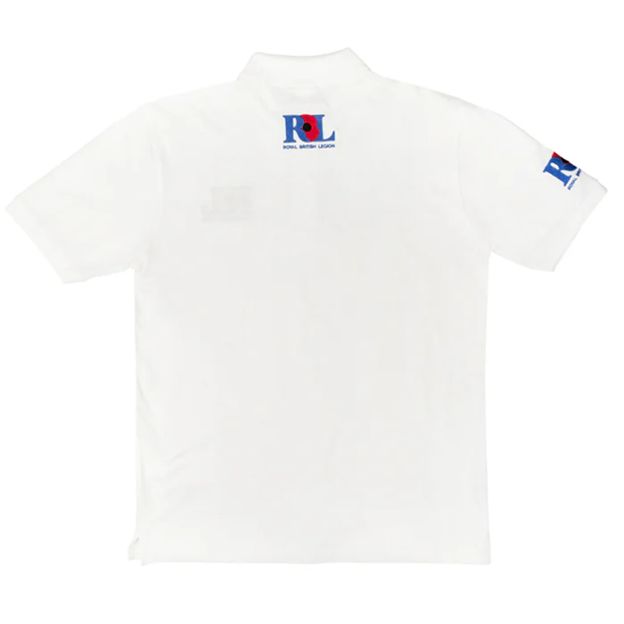 Royal British Legion White Polo Shirt - Image 6