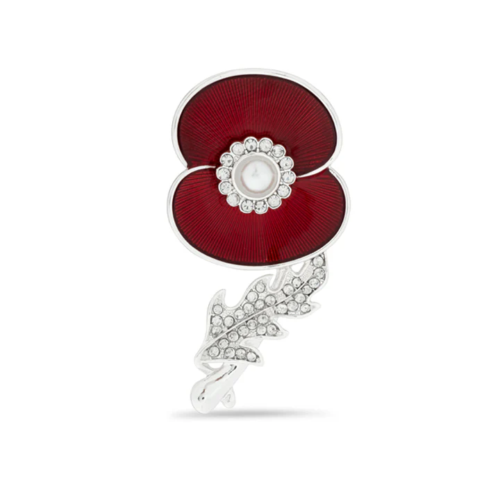 Secret Operations Remembrance Poppy Brooch