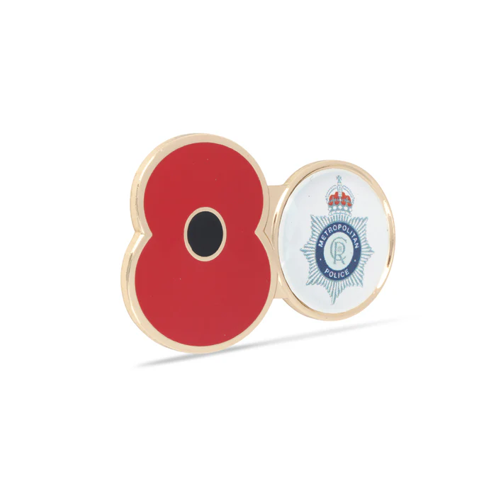 Metropolitan Police Service Poppy Pin - Image 2