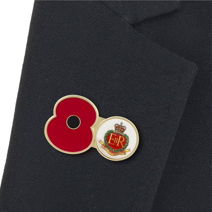 Royal Military Police Service Poppy Pin - Image 2