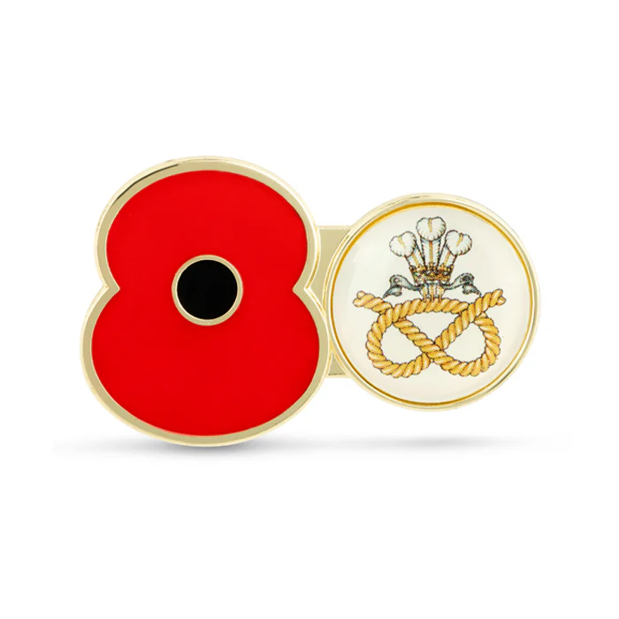 Staffordshire Regiment Service Poppy Pin