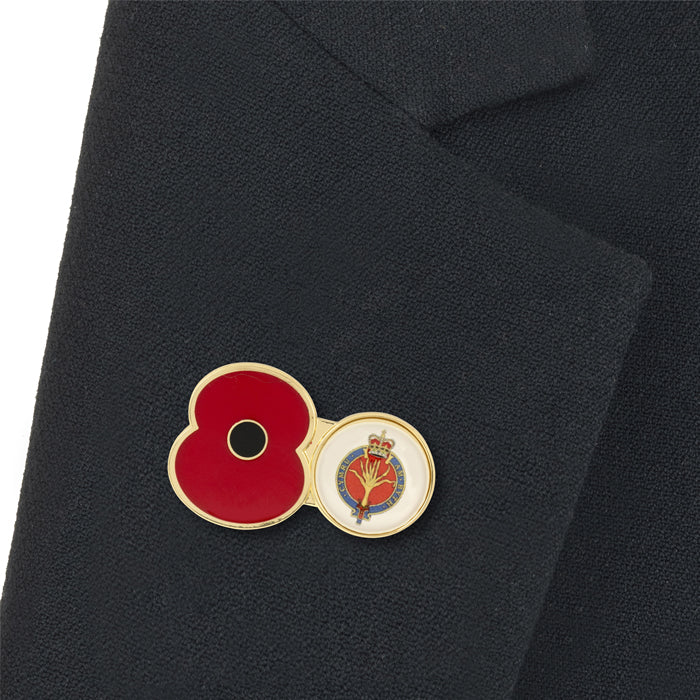 Welsh Guards Service Poppy Pin - Image 3