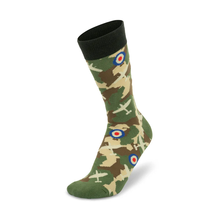 Spitfire Camouflage Bamboo Socks - Pack of 3 - Image 3