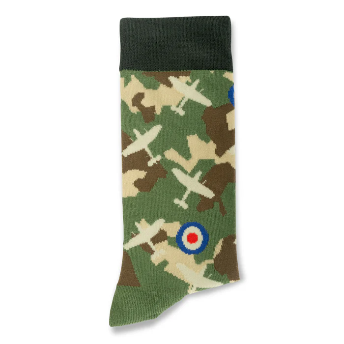 Spitfire Camouflage Bamboo Socks - Pack of 3 - Image 7