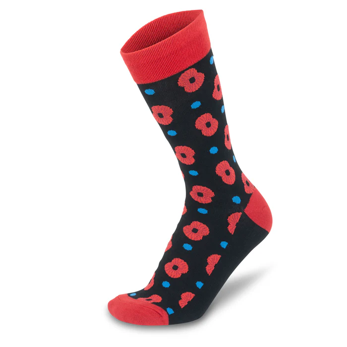 Argyle & Stripe Poppy Bamboo Socks - Pack of 3 - Image 11