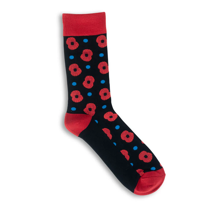 Argyle & Stripe Poppy Bamboo Socks - Pack of 3 - Image 12