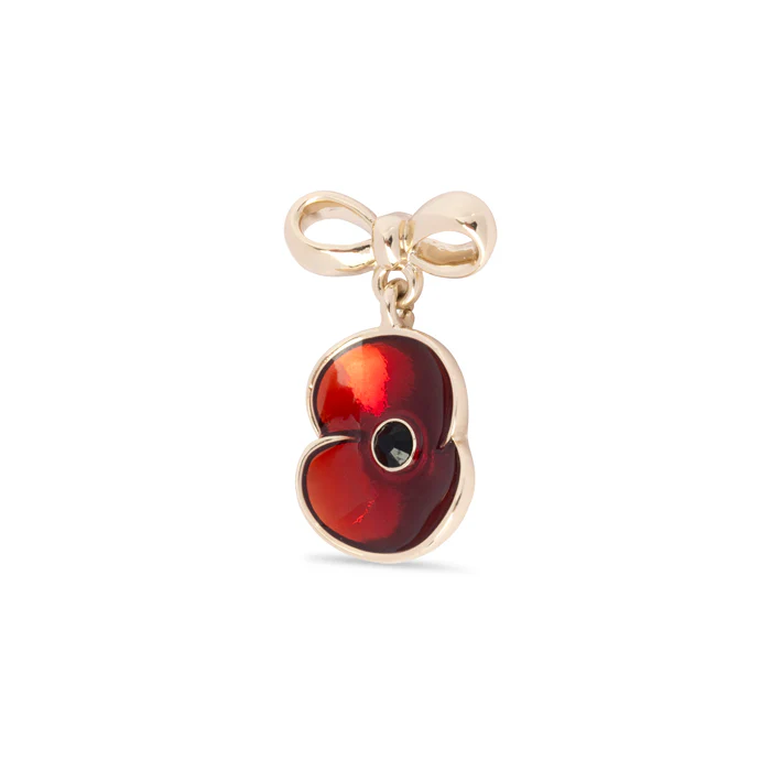 Sweetheart Poppy Bow Pin - Image 3