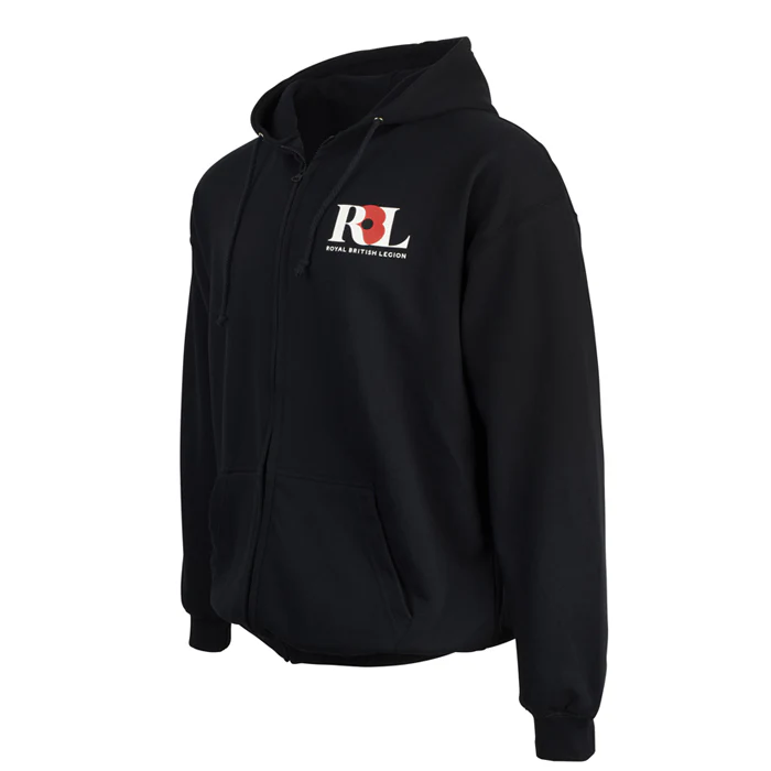 Royal British Legion Navy Blue Hoodie - Image 2