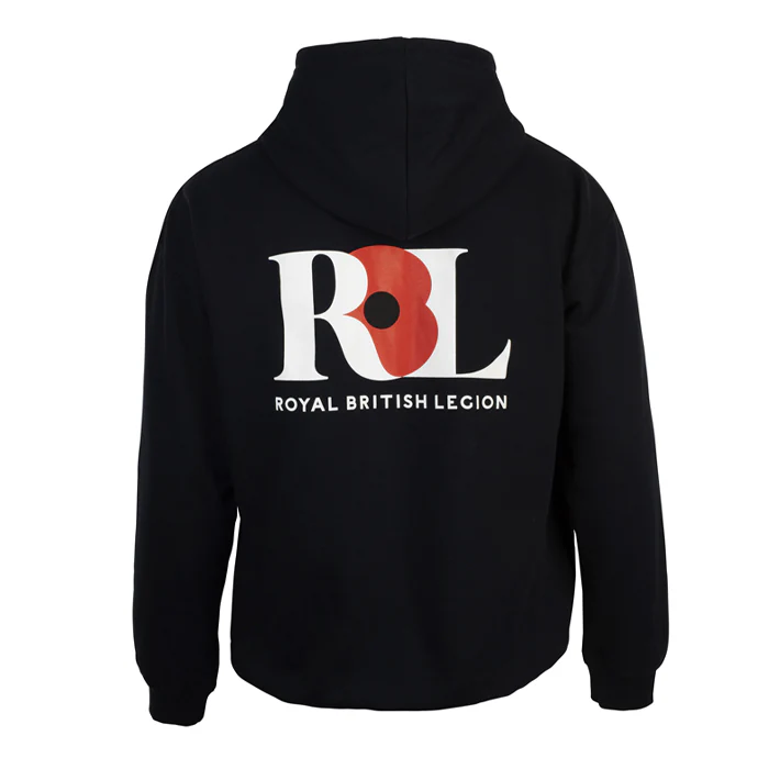 Royal British Legion Navy Blue Hoodie - Image 4