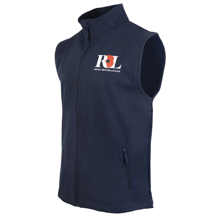 Royal British Legion Soft Shell Gilet - Image 3