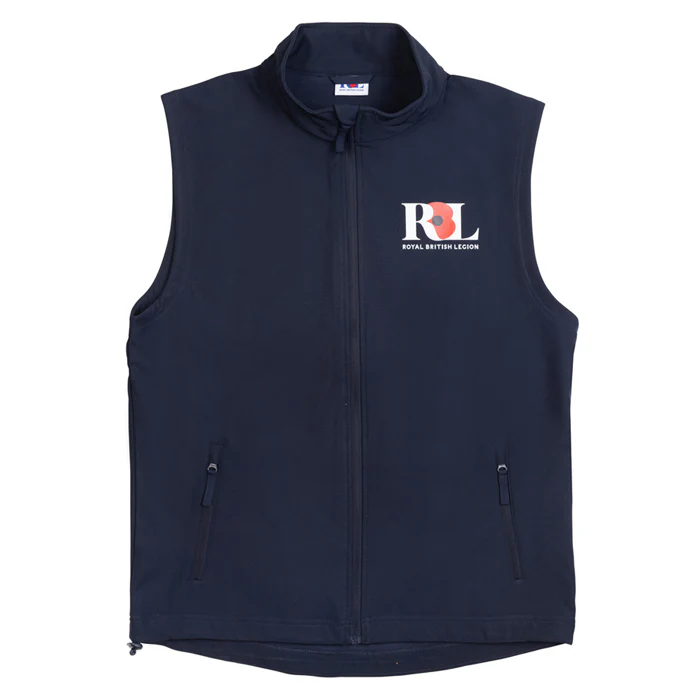 Royal British Legion Soft Shell Gilet - Image 4